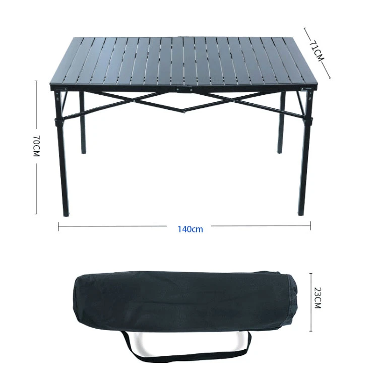 High Quality Aluminum Folding Camping Portable lightweight Table leisure Table