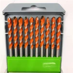 High quality Carbide tough plastic box triangle drill bit for concrete