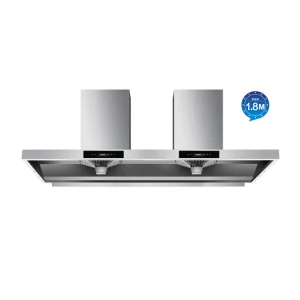 High Quality Commercial Range Hood Stainless Steel Double Hood