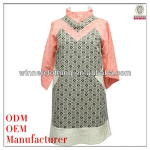 high quality ethnic clothing with cb buttoned and stand collar for lady