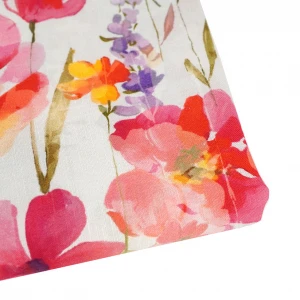 High quality fabric fresh floral high pixel printing 100% cotton satin digital print fabric cotton for apparel -shirt