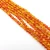 Import High quality natural round orange amber jasper strands beads, Yellow amber chakra stone beads for bracelets DIY from China