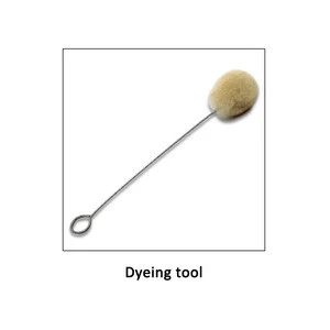 High quality oily wool ball brush Hand dyeing leather craft tools