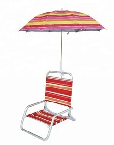 High quality outdoor sun protection baby child kids folding beach chair with umbrella