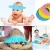 Import High quality protective baby shower cap / baby bath shampoo cap from China