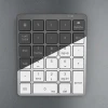 High Quality Slim Aluminum 28 Keys Rechargeable Mini BT Wireless Numeric Keypad Keyboard for Laptop Desktop