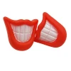 High Quality Speakly Smiling Teeth Ball Soft Rubber Dog Pet Toys