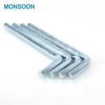 High Quality Steel Nickel Plated Hex Key Wrench Allen Wrench For Furniture Fitting Hardware