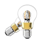 High quality transparent decoration glass G45 A60 led bulb lights modern bulb for chandelier pendant lights