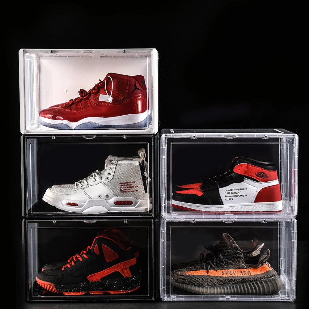 High quality transparent plastic sports shoe display box