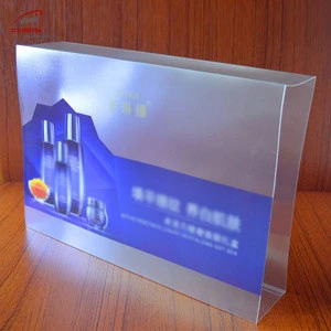 High quality wholesale custom packaging clear PVC PET transparent plastic box