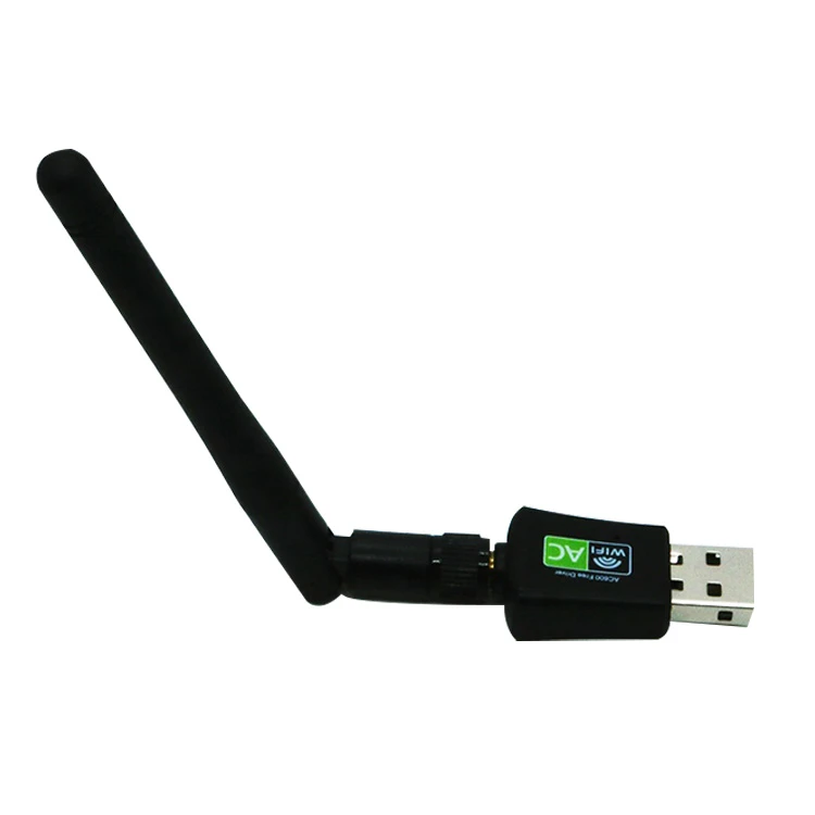High Quality Wireless Dual Band 2.4/5 GHz 600Mbps Network Card USB Wifi Adapter