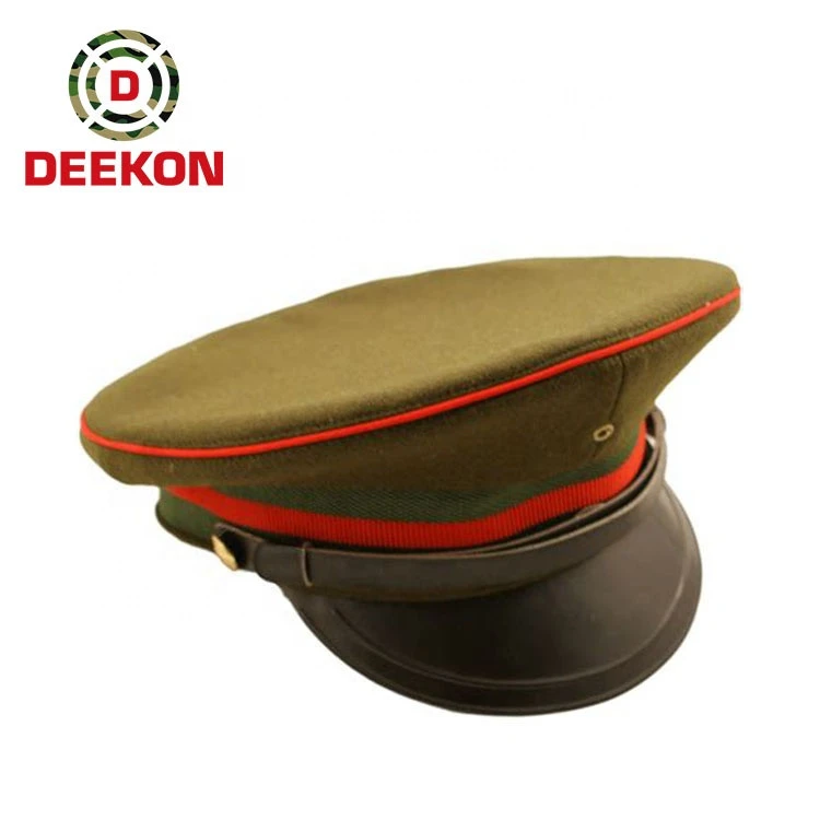High Quality with Logo Military Peaked Cap for Police