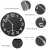 Import Home Decoration Simple Round Design 12 inch Cheap Plastic Wall Clock Non-Ticking Modern Clock for Home from China