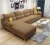 Import home living room furniture scandinavian sofa set comfortable chaise couch sectional green Linen corner fabric sofa from China