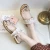 Import HOT 11 colors  large size sandals women toe sandals pineapple lace beach shoes water drill flat bottom anti slip slippers from China