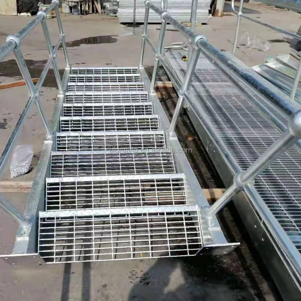 Hot Dip Galvanized Steel Grating Stair Tread