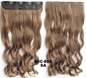 Hot high temperature silk fiber 5 cards one piece of curling hair spot wholesale 100g 6A