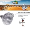 hot p38 100w uva uvb mercury vapor basking reptile lamp for tortoise