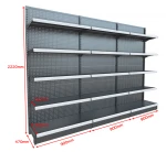 Hot popular wholesale customized shop shelves for convenience store, supermarkets