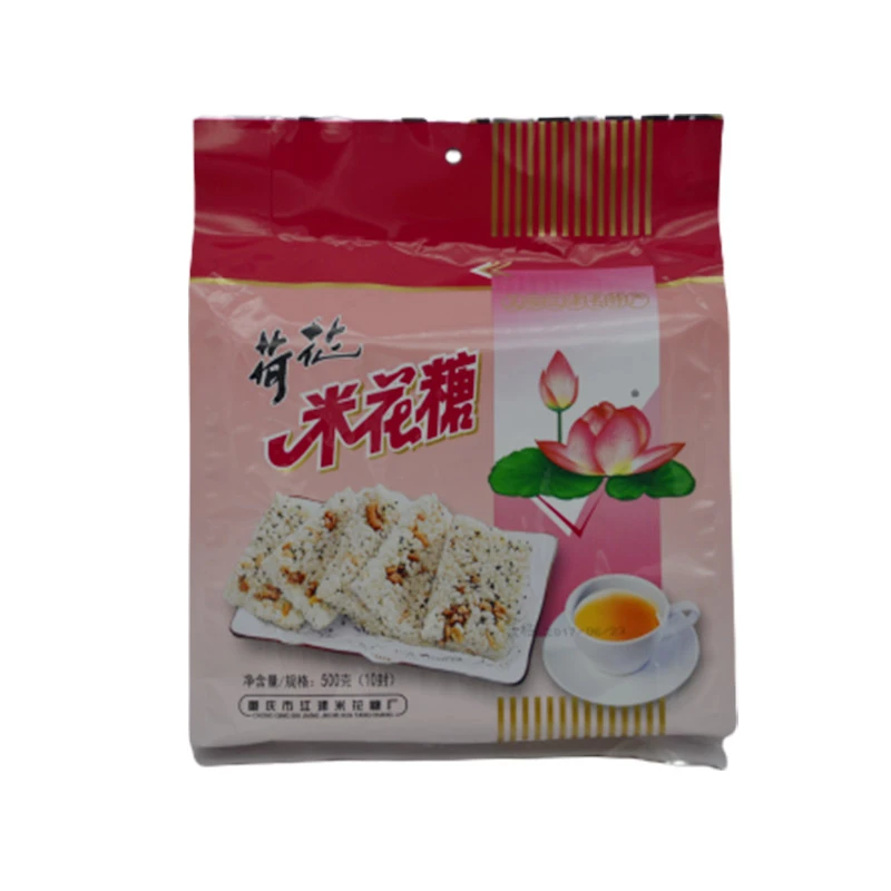 Hot Sale 500g Healthy Chinese Food Sweet Rice Cracker Snacks