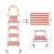 Import Hot Sale Adjustable Stainless Steel Ladders Folding Step Ladders With Wide Step from China