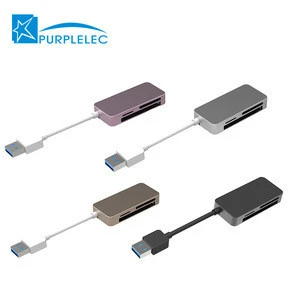Hot sale custom hub usb 3.0 cable with sd/tf compact flash card reader