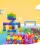 Import Hot Sale Early Education Plastic Blocks Large Puzzle Particles Building Blocks For Kids from China