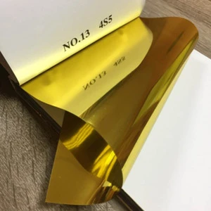 Hot Sale PVC/PET Gold Metallized Decorative Film