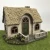 Import Hot Sale resin thatch roof cottage +$1 for solar LED from China
