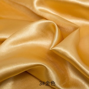 Hot Sale Stock Polyester Satin Fabric 75GSM for Dress SA0035-9