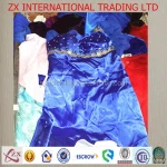 Hot sale used clothes girl's evening dress fairly used clothing bulk used clothes