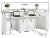 Import Hot sale white modern reception counter table design from China