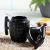 Import Hot Sales Novelty 3D ceramic cups grenade mug bomb mugs black ceramic mug from China