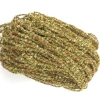 Hot sell gold line twisted colored packaging rope for christmas decoration