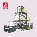 Hot selling film blowing machine,Three screws Film blowing machine,Second hand HDPE LDPE LLDPE plastic bag machine