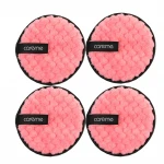 Hot selling in AMAZON round shape facial makeup remover cotton pads 12cm