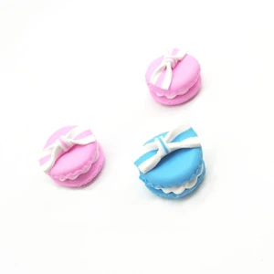 Hot selling kids favorite food attractive polymer clay bead birthday cake clay pendants