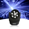 Hot Selling LED Mini Rotating Professional Party Night Club KTV Bar Disco 6 Bee Eyes Moving Head Stage Light With Laser Line