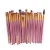 Import hot selling short handle  20 piece makeup eyeshadow brush eye makeup applicator and makeup sponges from China