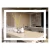 Import hotel bathroom led lighted makeup bath mirror from China