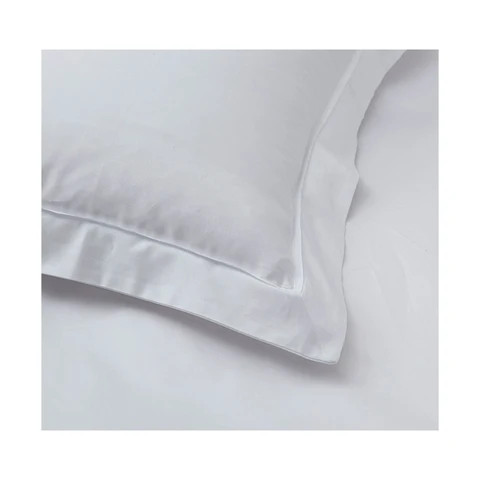 Buy Hotel Bed Linen White Color 50 % Cotton / 50 % Polyester Fabric ...