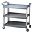 Import Hotel restaurant service cart food tea trolley plastic trolley from China