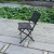 Import Hot!!!outdoor garden 3pcs foldable furniture with metal frame from China