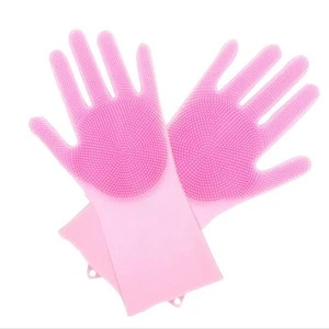 Household cooking cleaning gloves silicone washing gloves