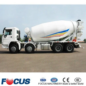 HOWO Chassis 14m3 Concrete Mixer Truck with 8X4 Driving Mode