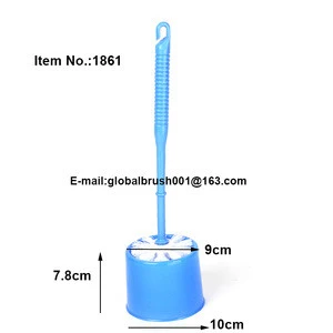 HQ1861 clean PP toilet brush with holder toilet brush holder factory