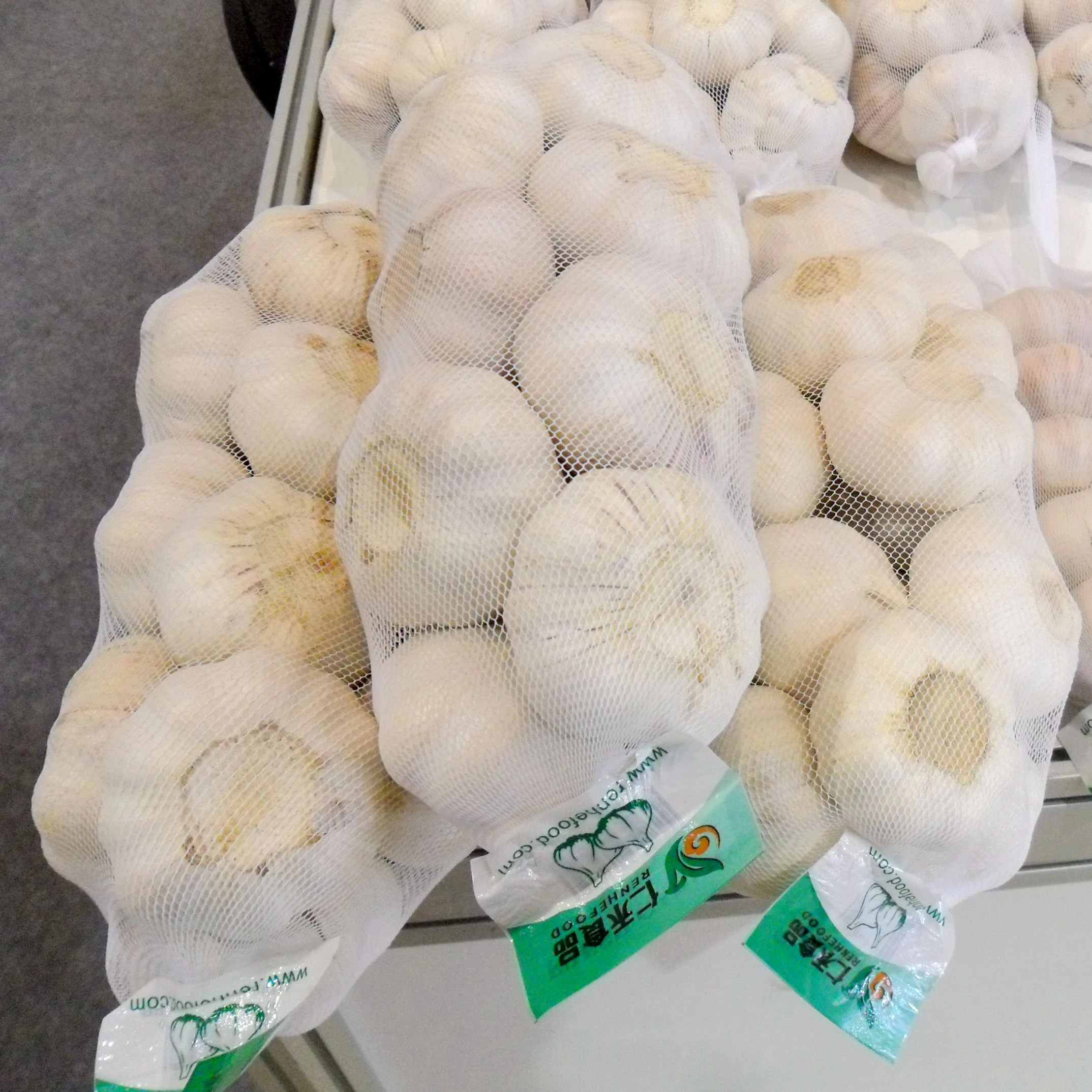 import fresh vegetables China/Chinese organic white garlic
