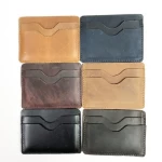 In Stock Crossbody Genuine Leather cardholder Real Leather card holder wallet