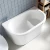 Import Indoor freestanding portable personal bathtub for bathroom mini family spa tub  with seat from China